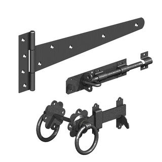 GATEMATE® SIDEGATE KIT (RING GATE LATCH) | 16" 405MM E/BLACK