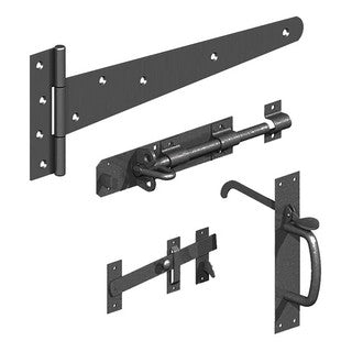 GATEMATE® SIDEGATE KIT (SUFFOLK LATCH) | 18" 450MM E/BLAC